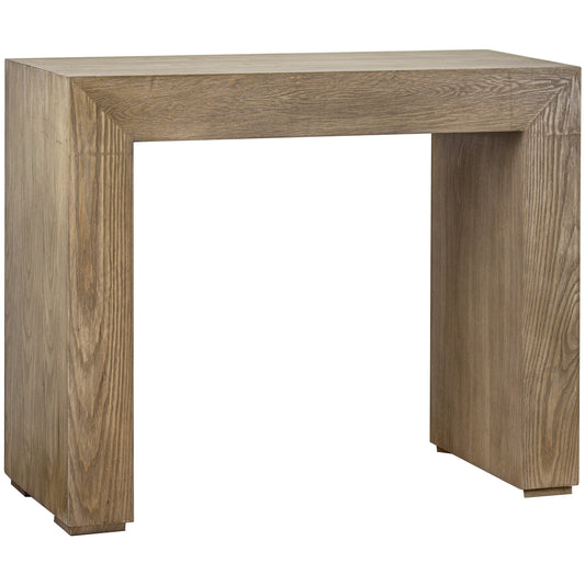 Large Wood Accent, End, Side Table - Walnut Brown