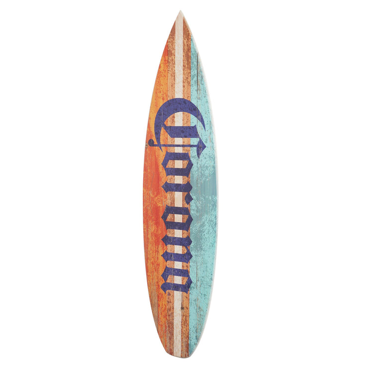 Licensed Corona Color Tones Surfboard Plaque Wall Sign - 60"x15"