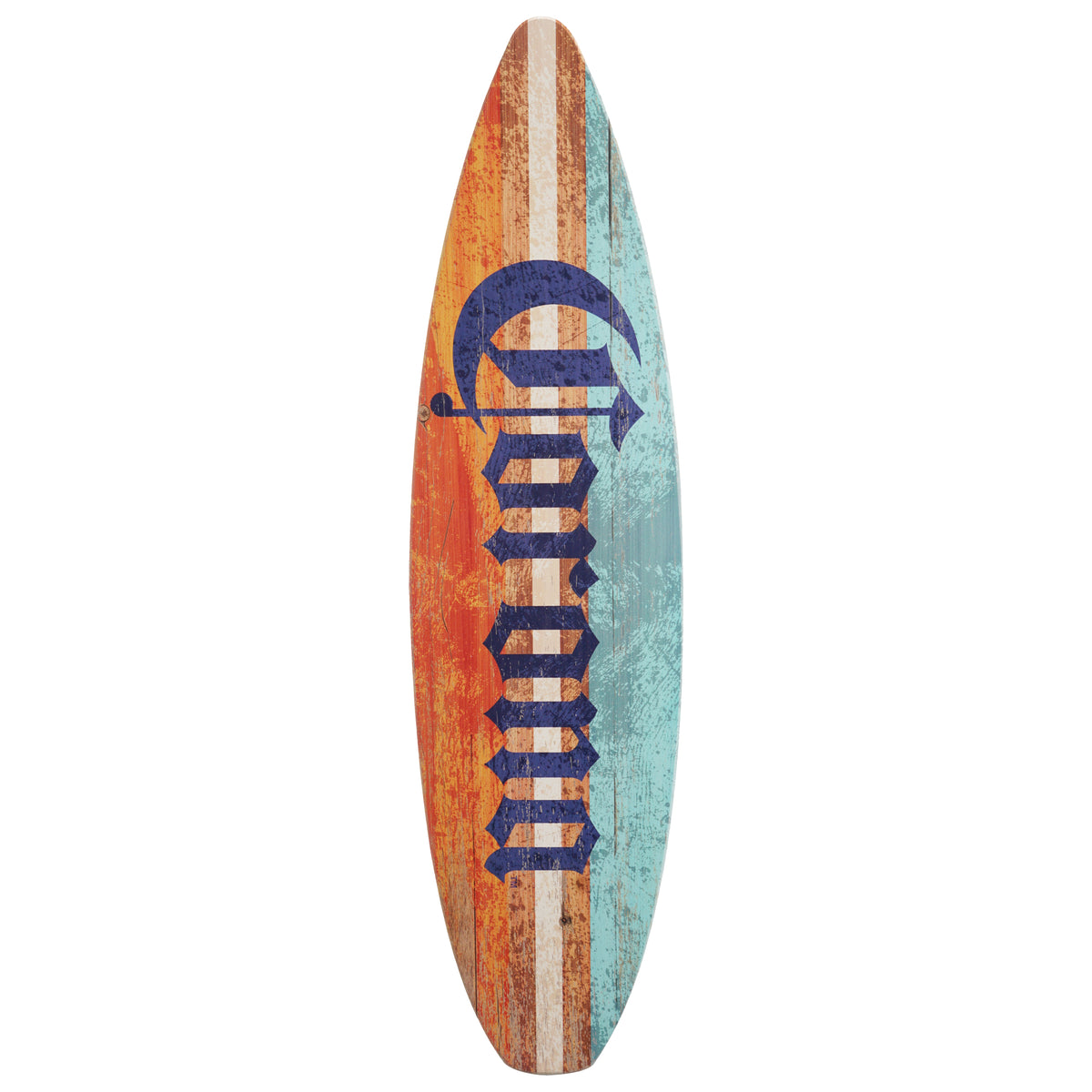 Licensed Corona Color Tones Surfboard Plaque Wall Sign - 60"x15"