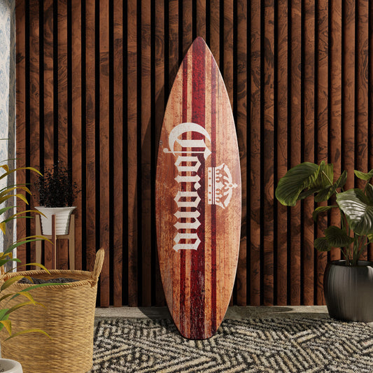 Licensed Corona Brown Tones Surfboard Plaque Wall Sign - 60"x15"