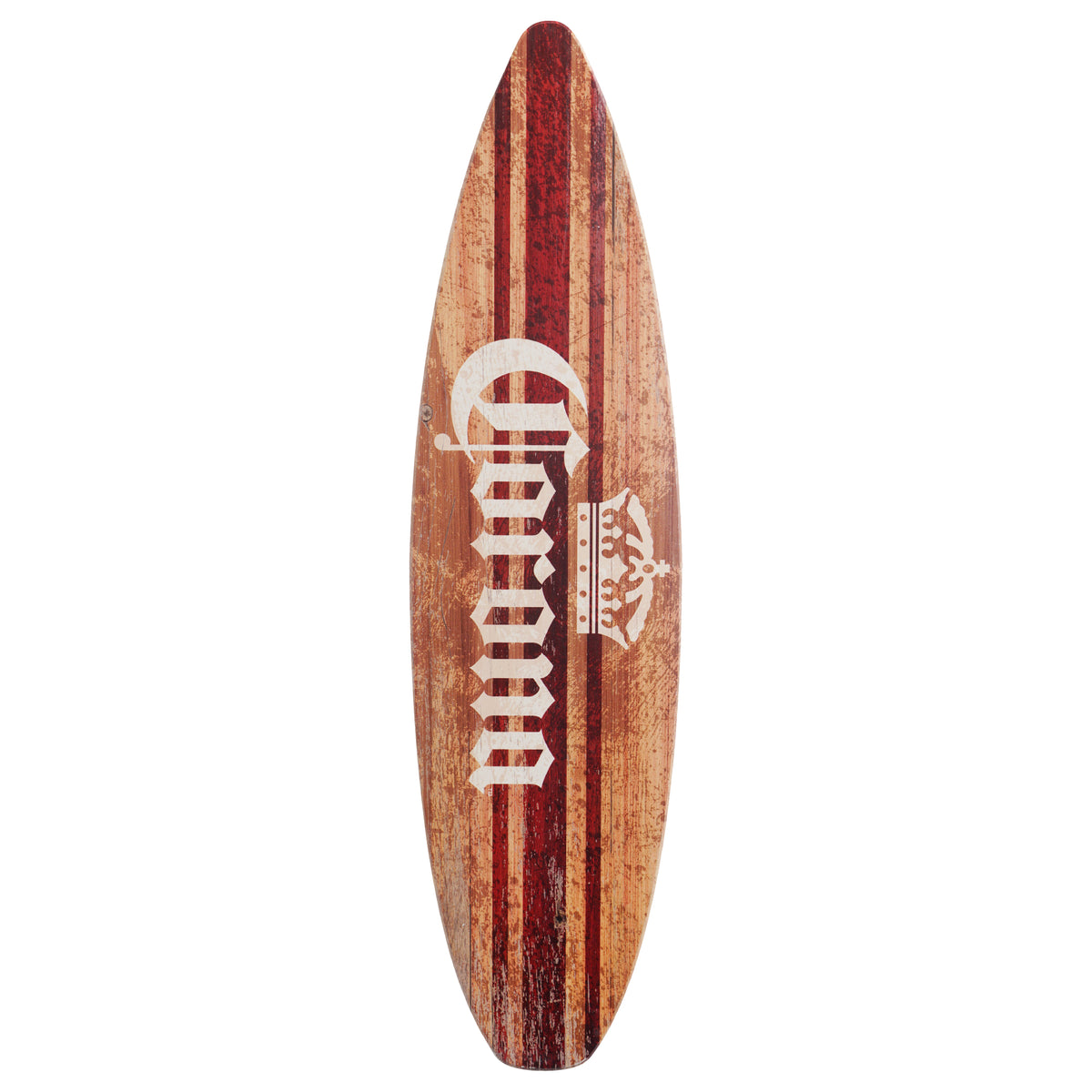 Licensed Corona Brown Tones Surfboard Plaque Wall Sign - 60"x15"