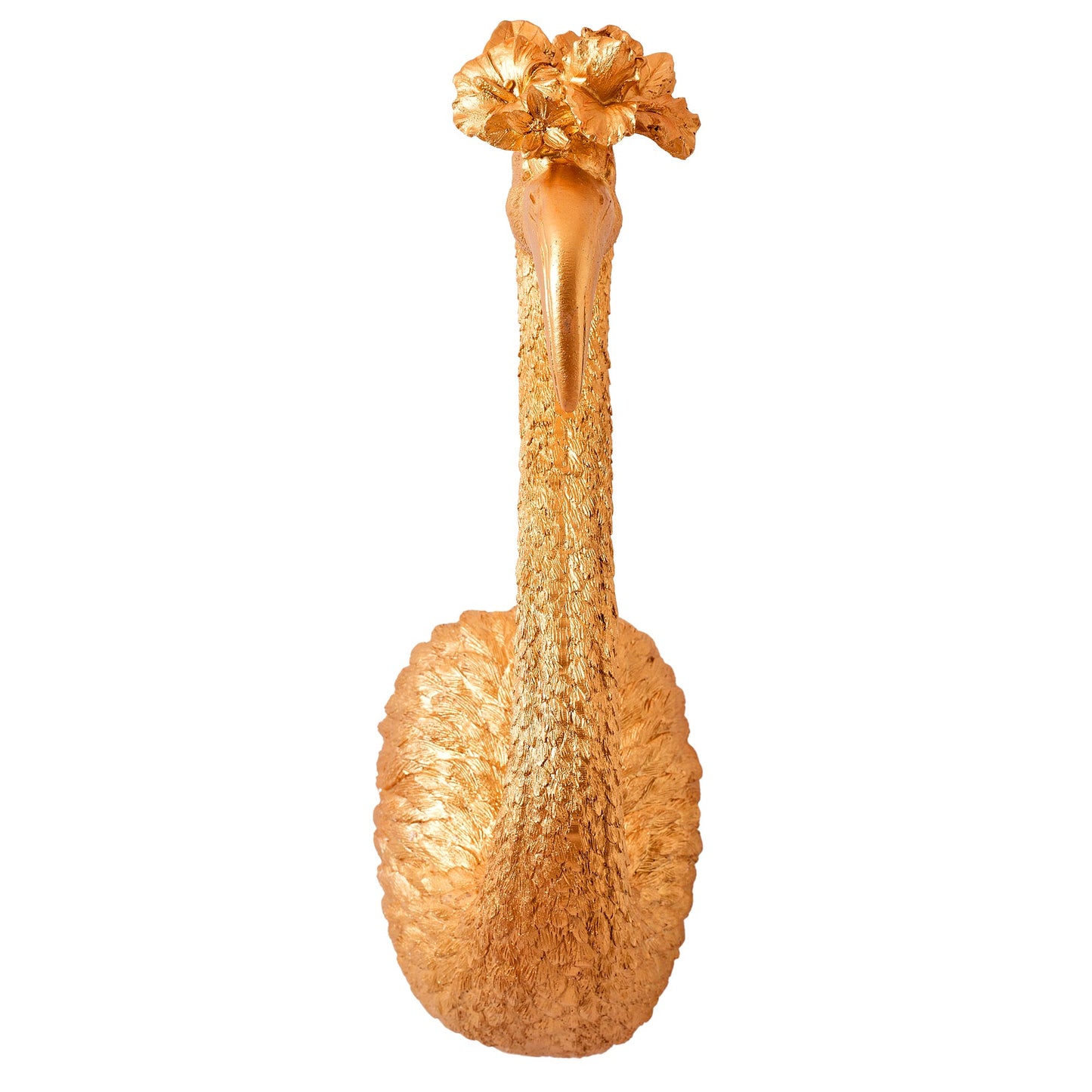 Tipsy Resin Gold Bird Head Wall Decor - 14.75” x 4.75” x 6.75”