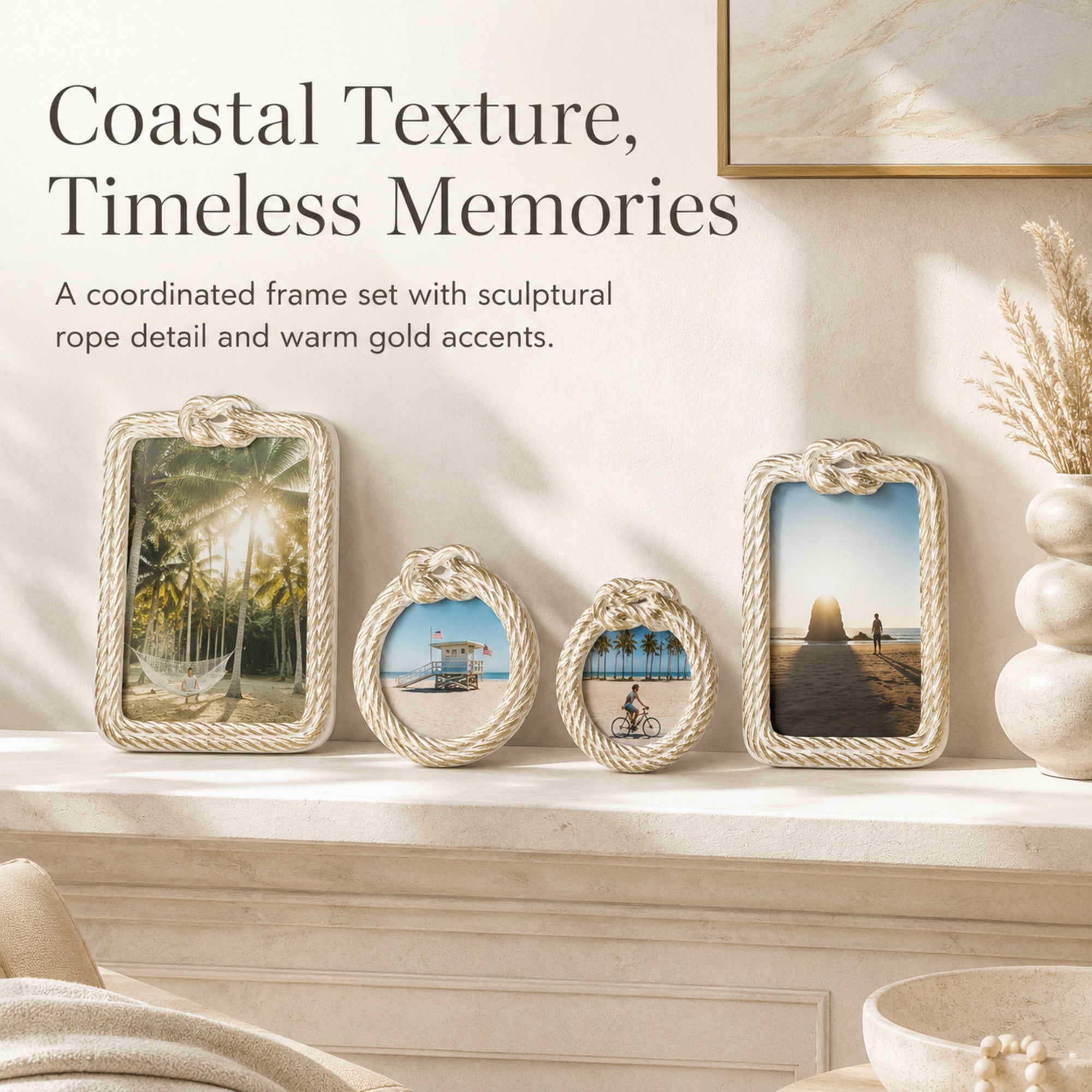 Anchors Away 4 Piece Frame Set