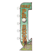 Metal LED Golf Pro Shop Marquee Sign