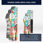 Metal LED Bar Spirits and Live Music Nightly Marquee Sign