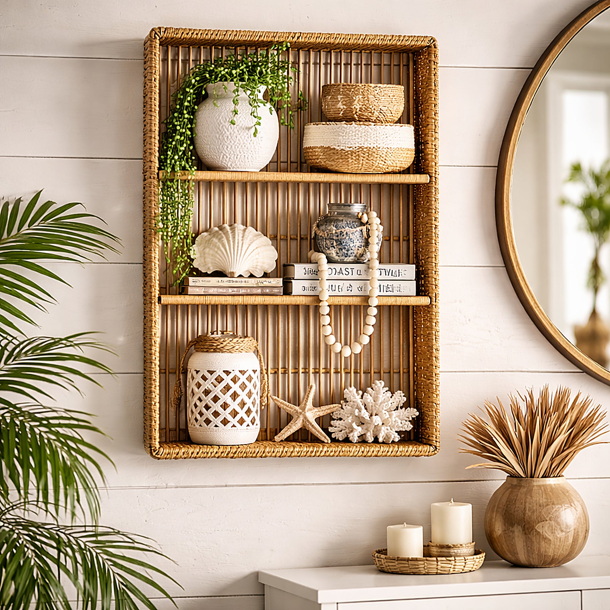 Bay Breeze Bamboo Shelf