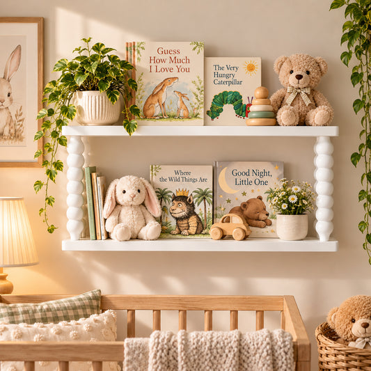 Galleon Wall Shelf-White