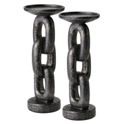 Linked Luminaires 2-Piece Table Top Candle Holders