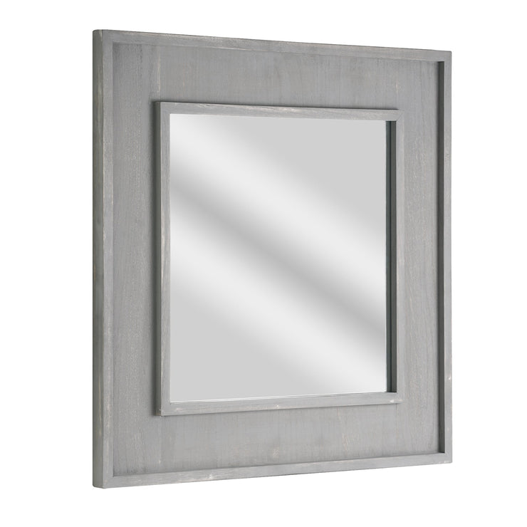 Sea Spray Grey Wash Framed Mirror