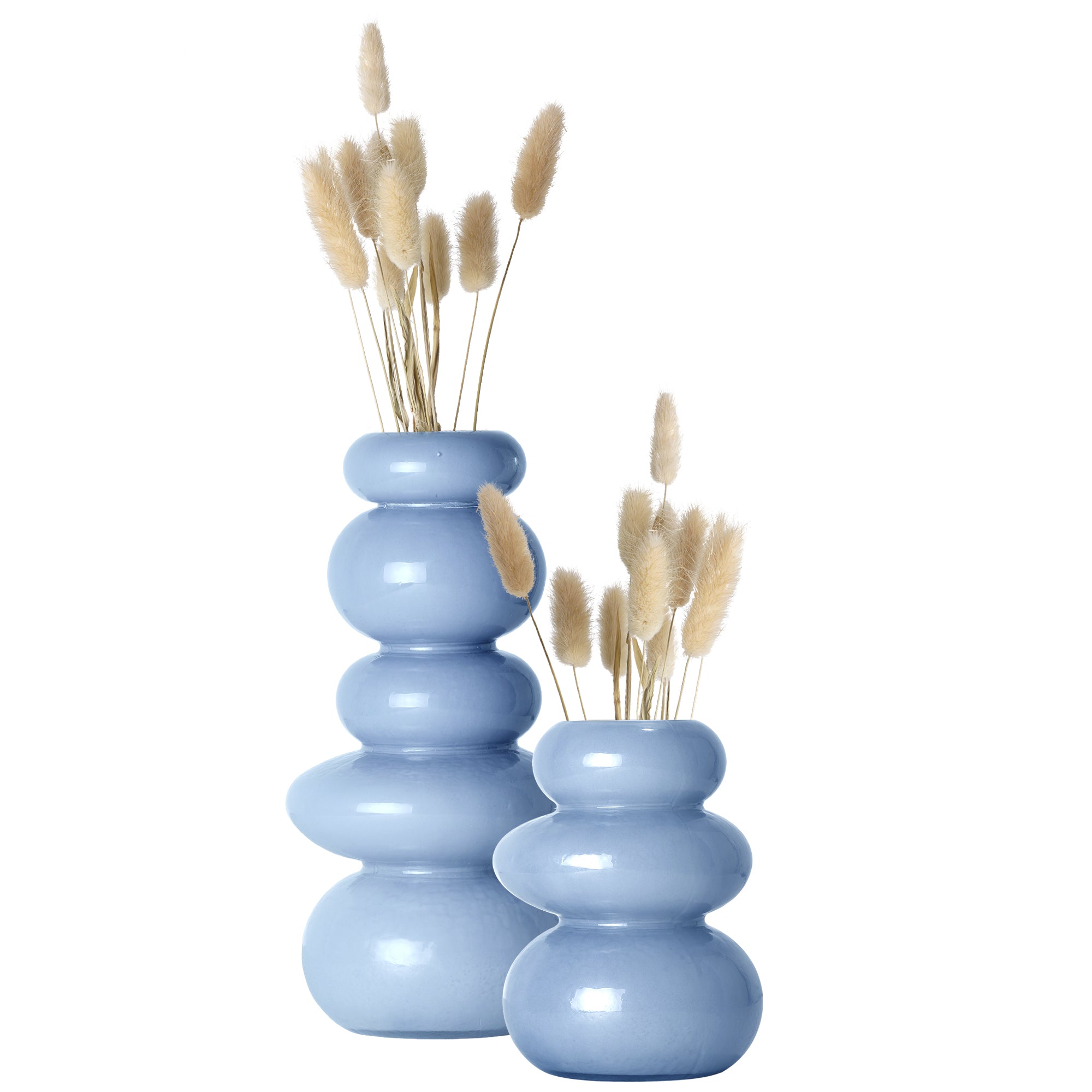 Marine Layer Blue Cairns Glass Vase Set