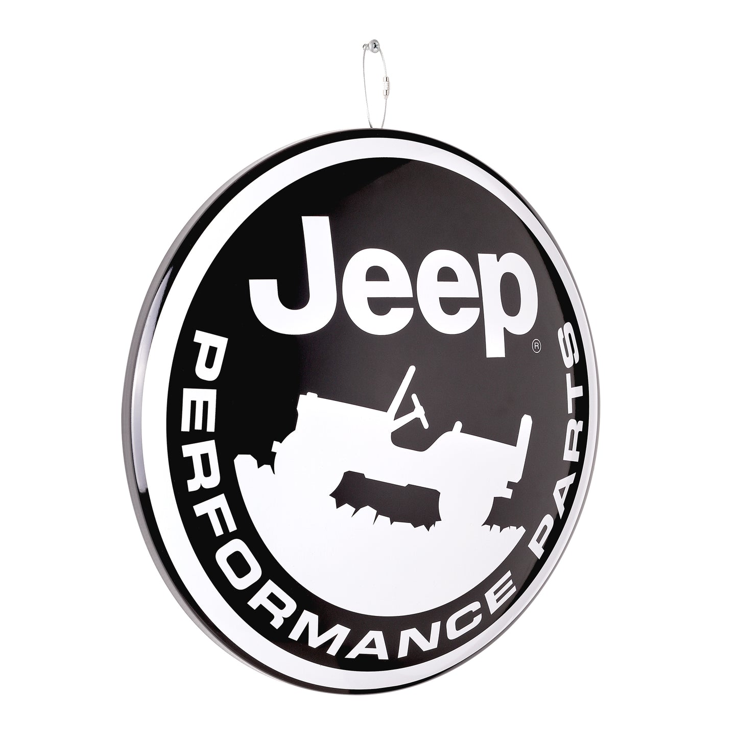 Jeep Perfomance Parts Round Dome Metal Sign - 15"