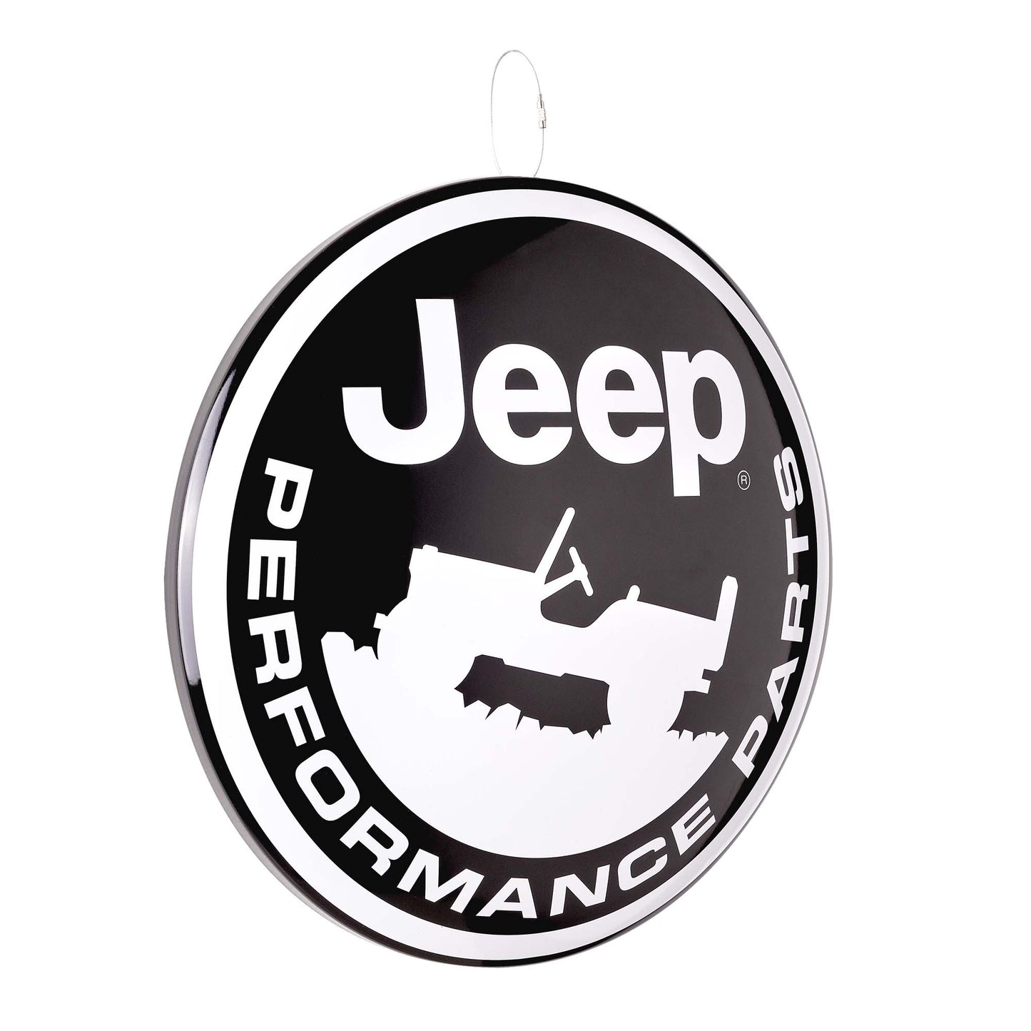 Jeep Perfomance Parts Round Dome Metal Sign - 15"