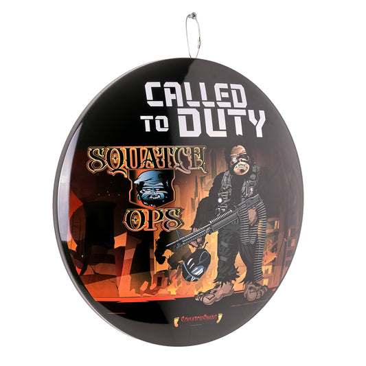 Called To Duty Round Dome Metal Sign - 15"