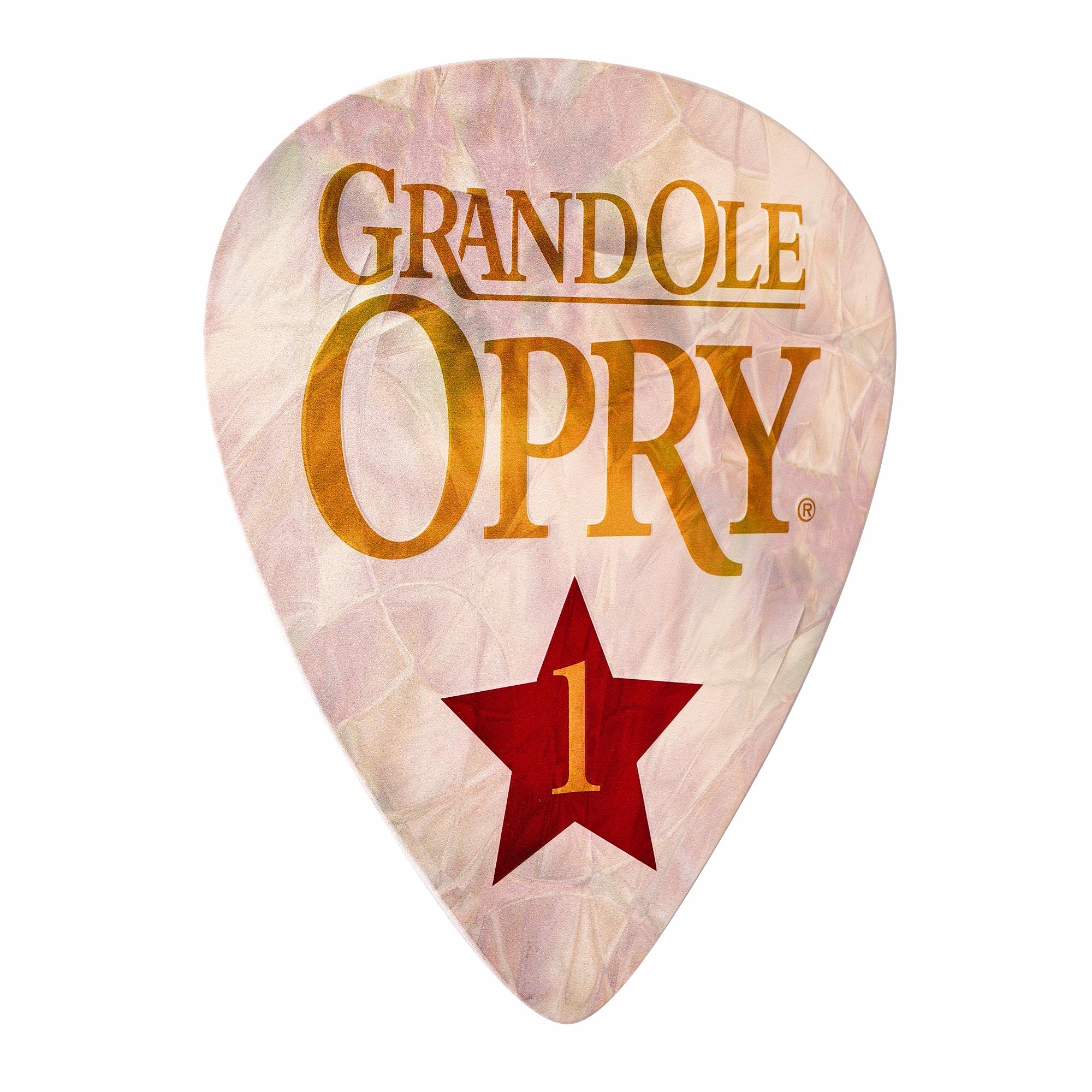 Grand Ole Opry Shaped and Embossed Heavy Gauge Metal Sign