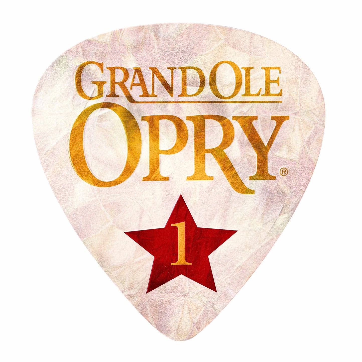 Grand Ole Opry Shaped and Embossed Heavy Gauge Metal Sign