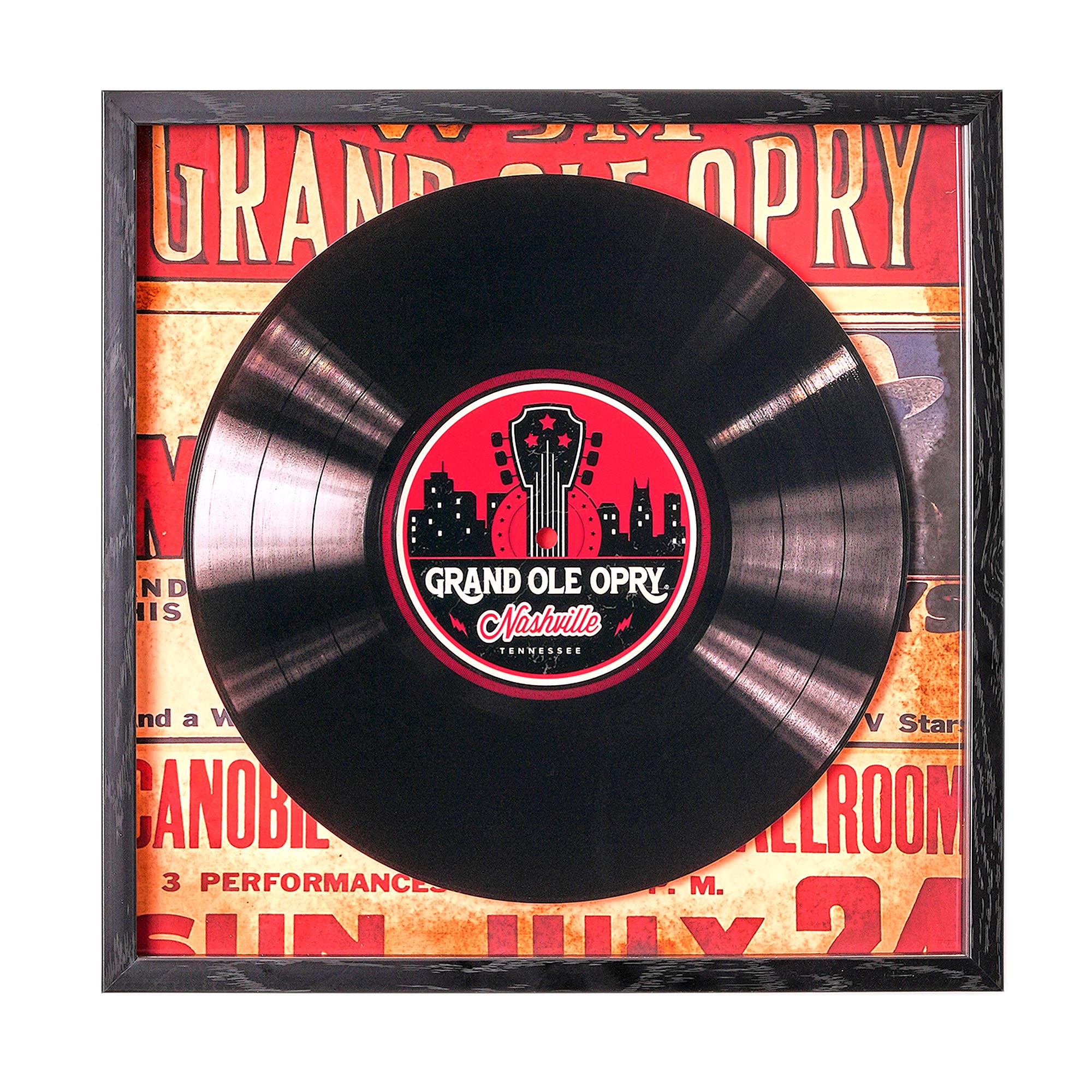 Grand Ole Opry Poster Vinyl Record Frame 14