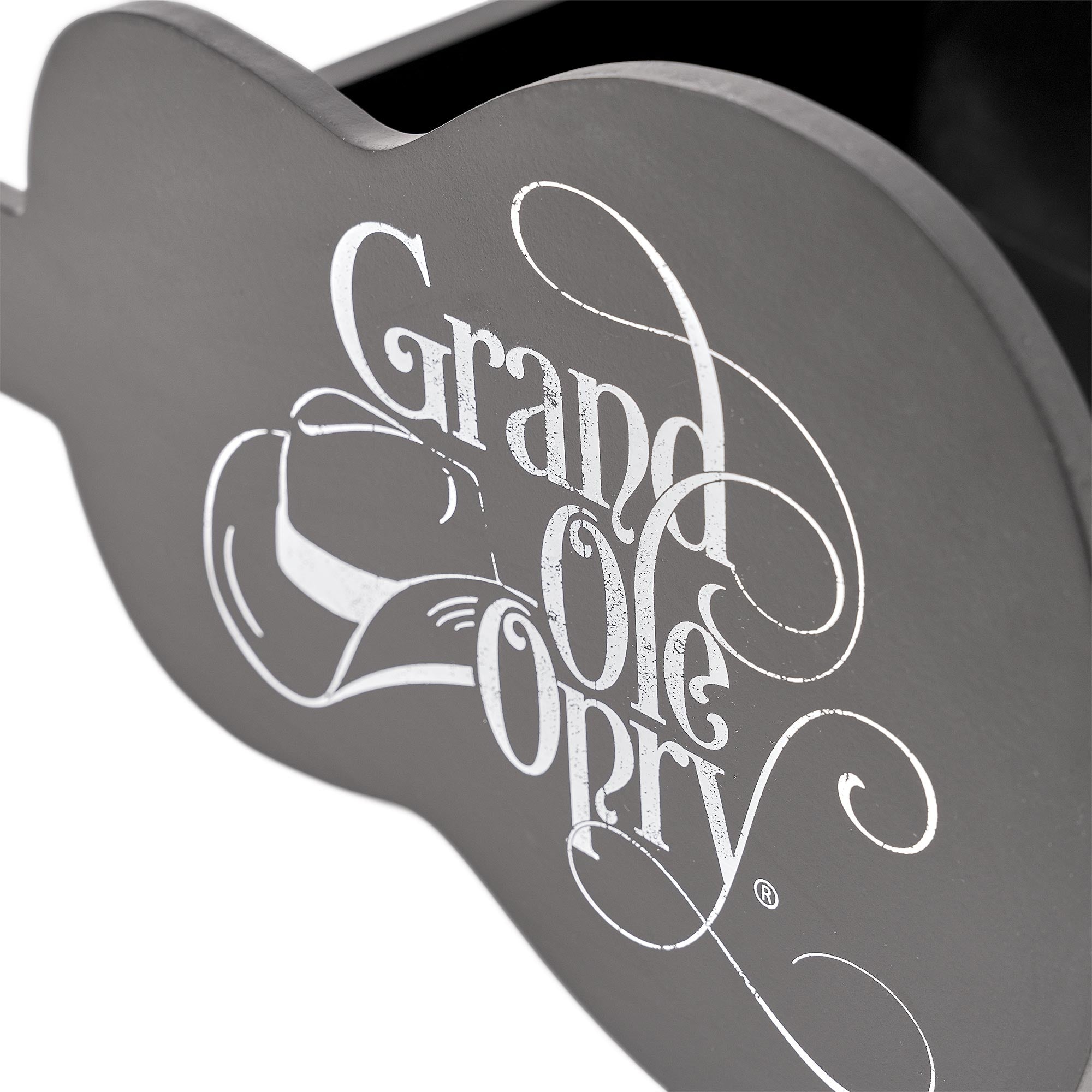 Grand Ole Opry Guitar Shaped Wooded Storage Crate