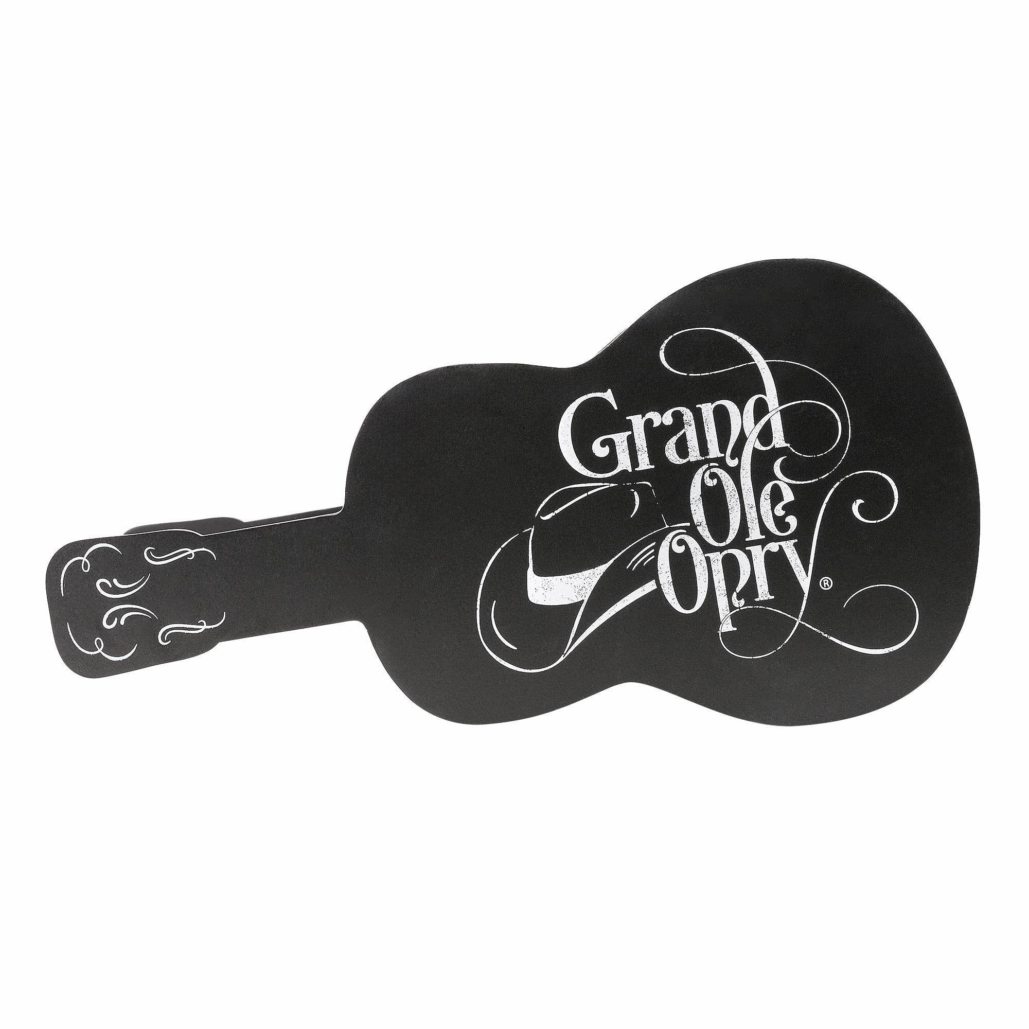 Grand Ole Opry Guitar Shaped Wooded Storage Crate