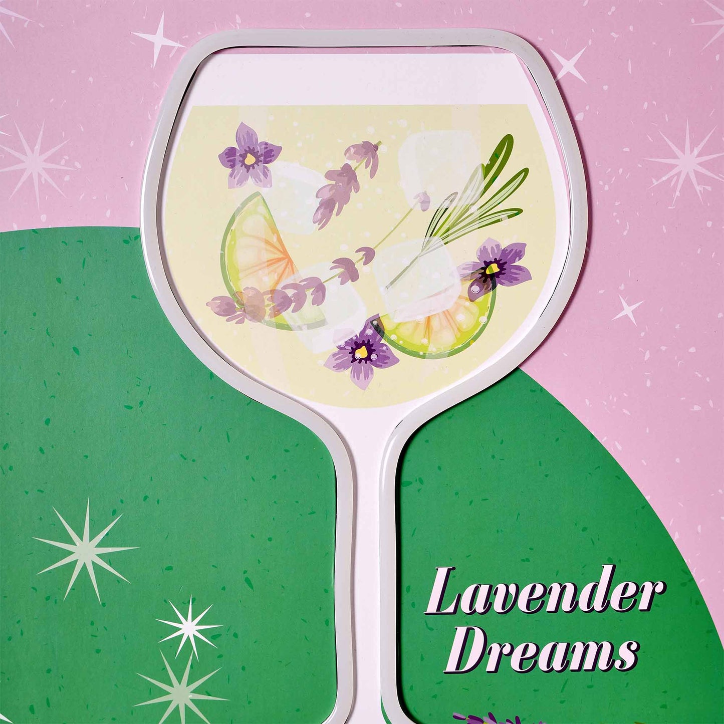 Tipsy Gin & Tonic Framed LED Lavender Dreams Wall Decor