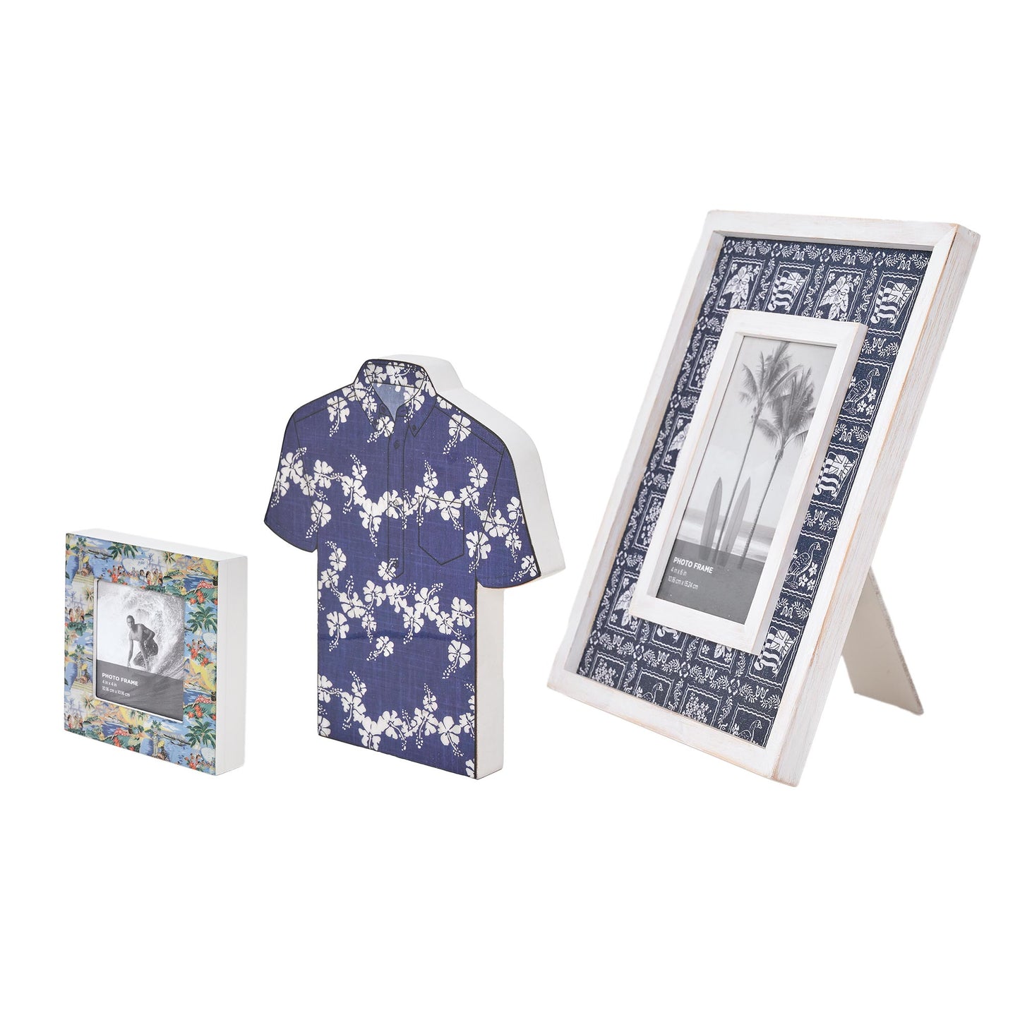 Reyn Spooner Lahaina Sailor, Transpacific, 50 State Flower Table Top Decor Bundle