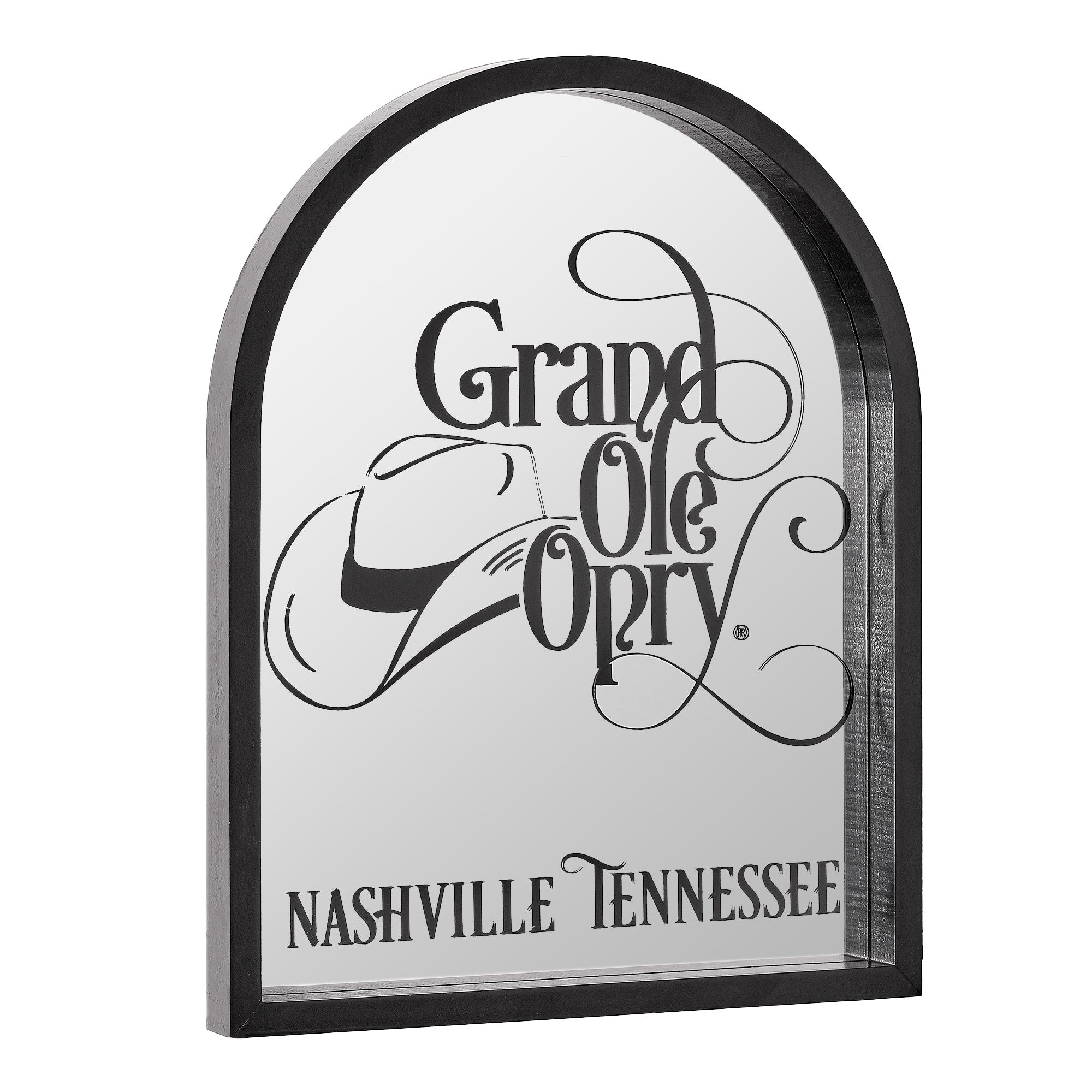 Grand Ole Opry Printed Mirror with Arched Frame 11