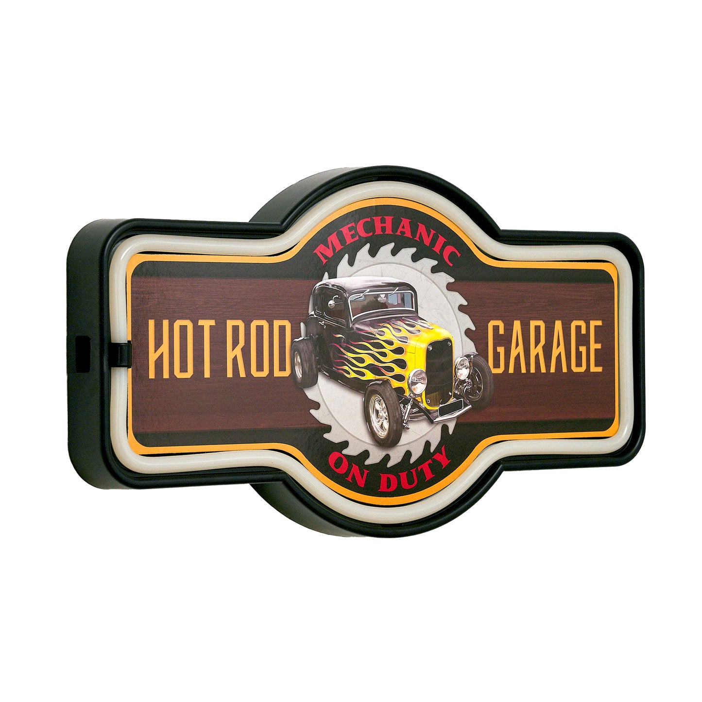 Hot Rod Garage Marquee Neon Rope Bar Sign - 17"