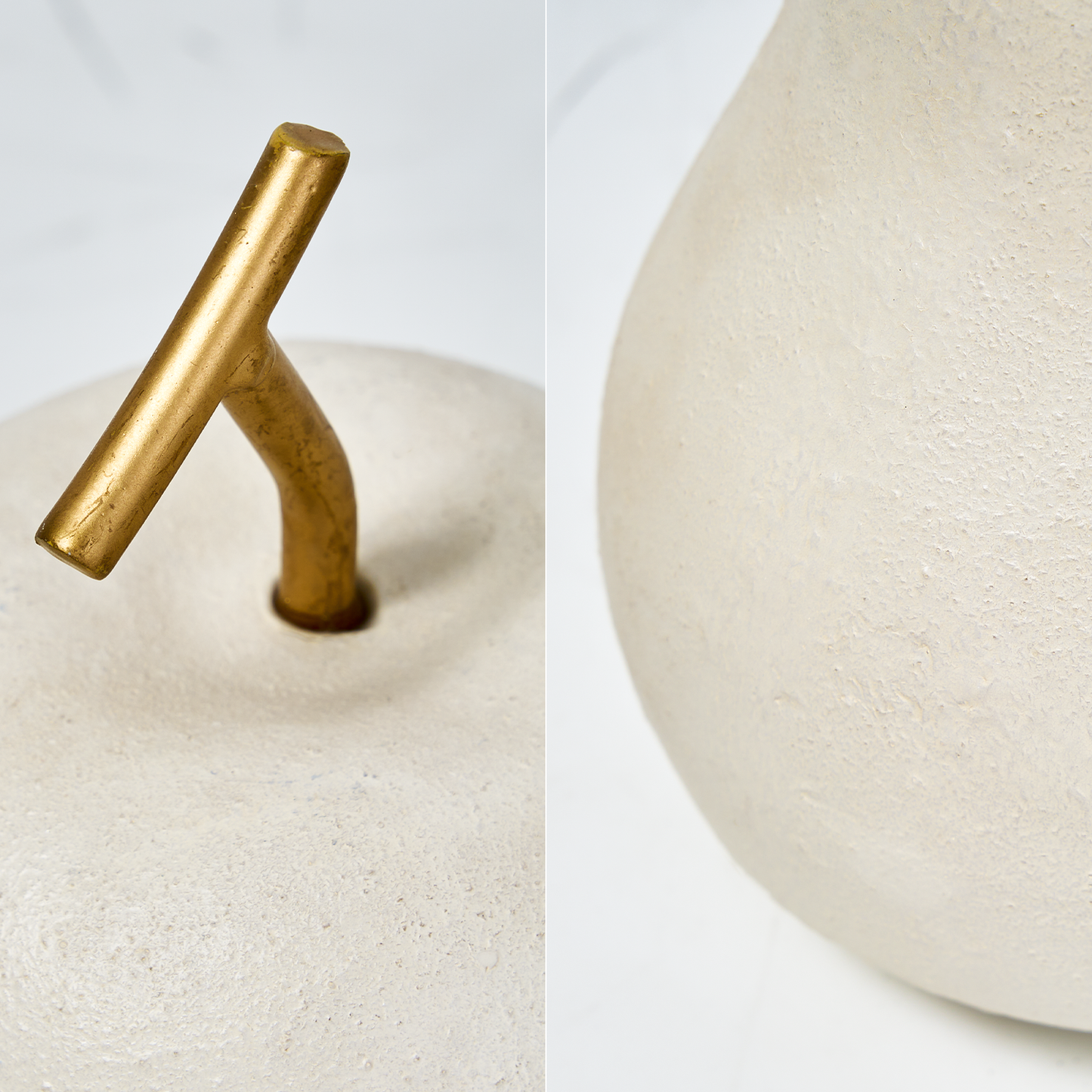 Resin Apple And Pear Fruit Tabletop Decor, Set Of 2