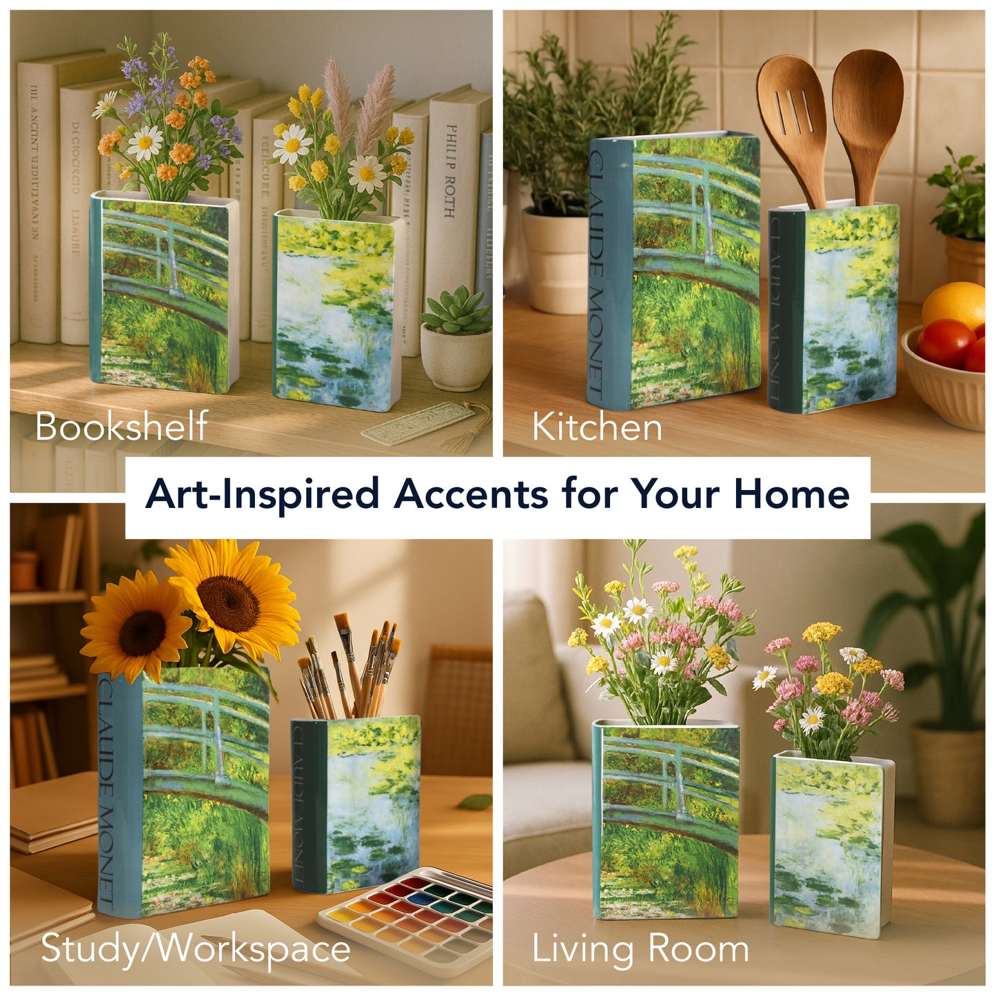 Claude Monet "The Water Lily Pond: Green Harmony" Tabletop Decor