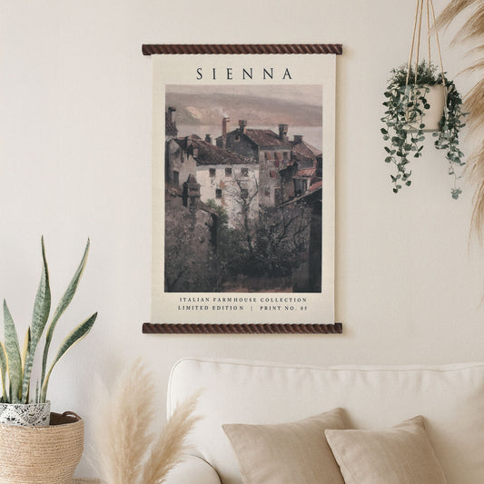 Spindle Tapestry Sienna Landscape Wall Art - Boho Decor