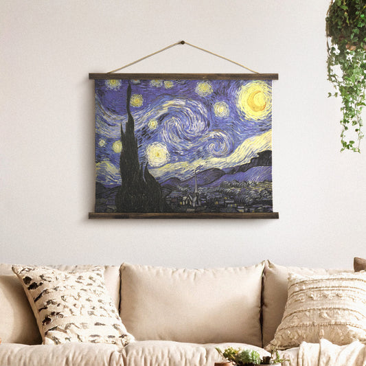 The Starry Night Over the Rhone Tapestry Wall Art - Van Gogh