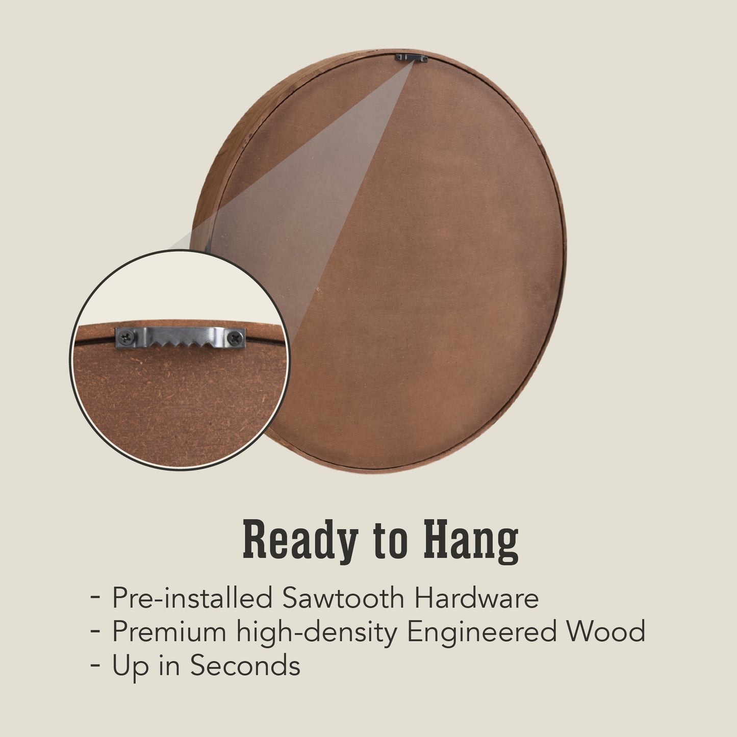 round bourbon bar framed plaque wall decor with vintage barrel design, rustic wall sign for man cave, home bar, kitchen, or game room