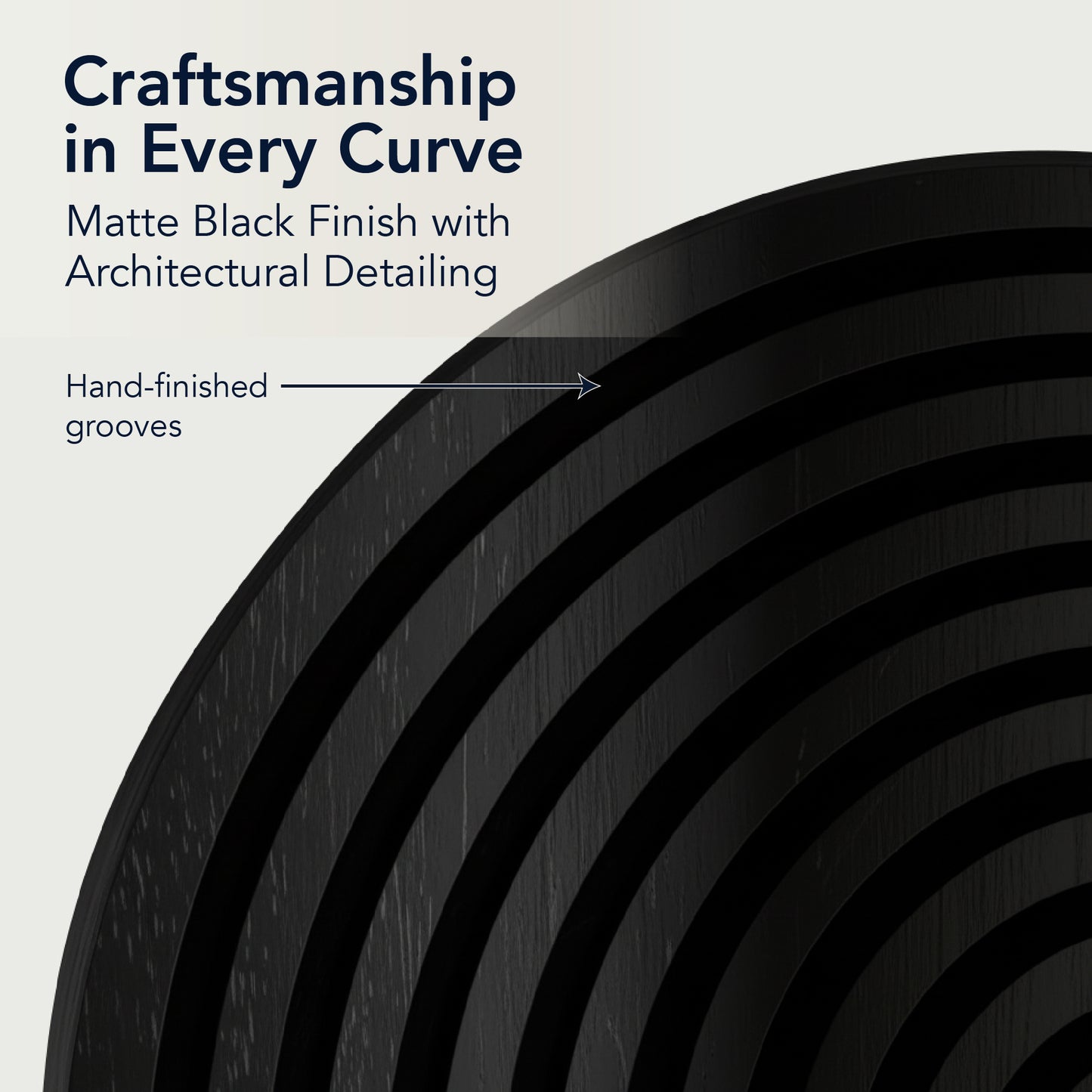 Black Boho Arched Modular Wood Wall Shelf Set