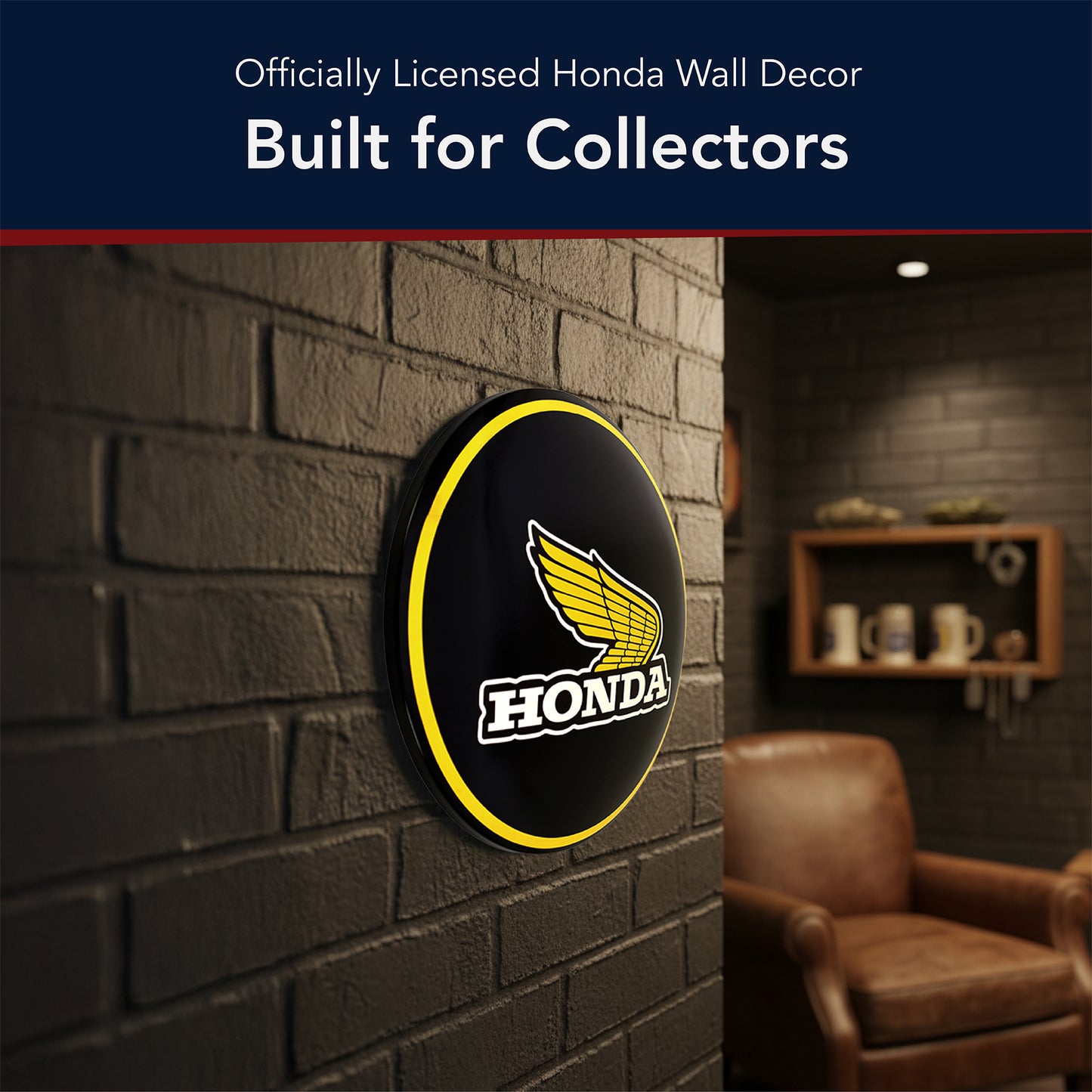 Motorcycle Racing Dome Metal Wall Art Garage Decor - Motor Cross