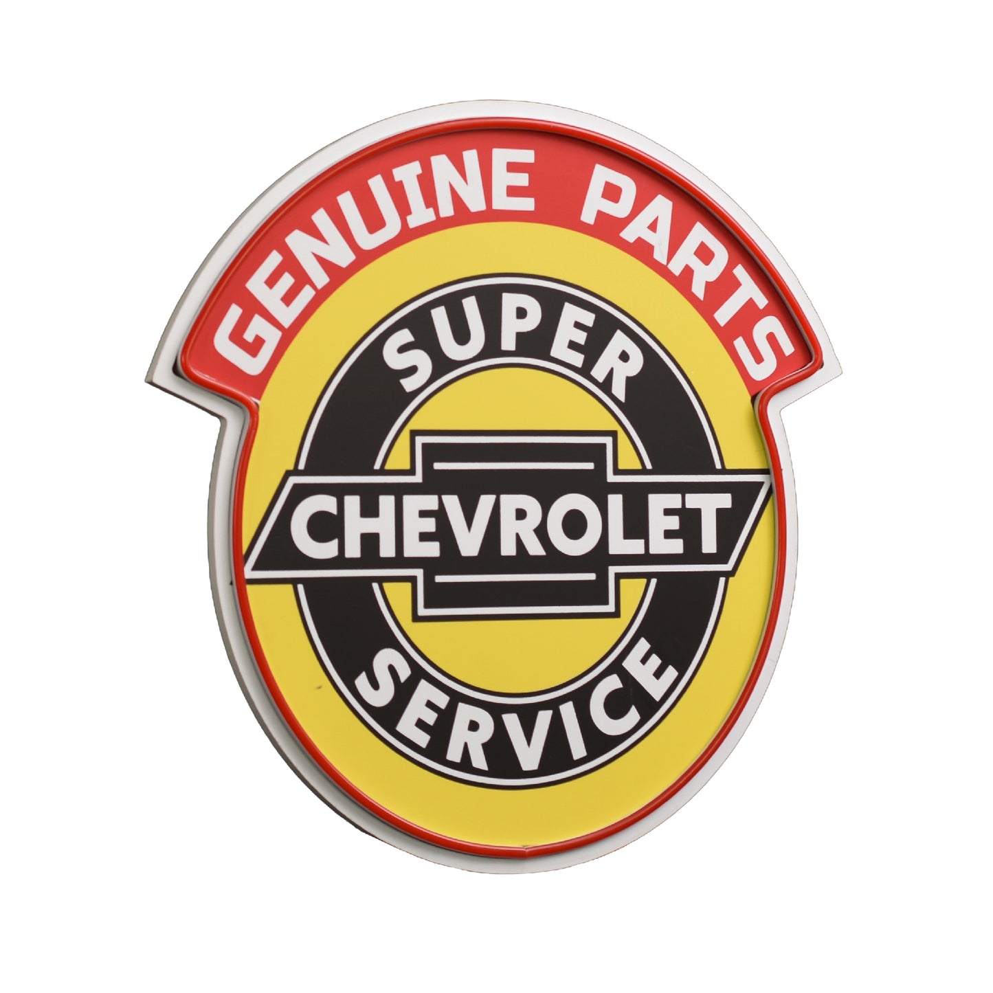 Chevrolet Super Service LED Sign for Garage Wall Decor