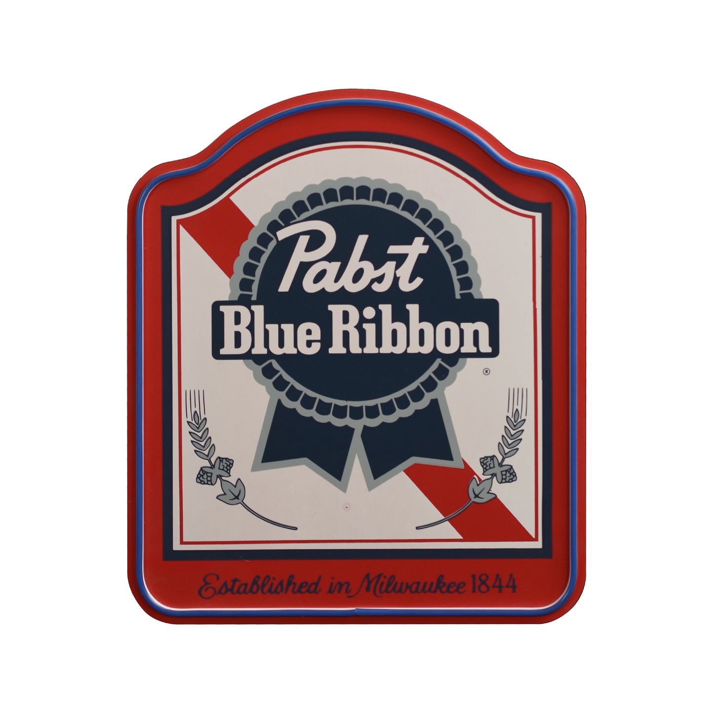 Pabst Blue Ribbon Shield LED Beer Sign for Bar Decor