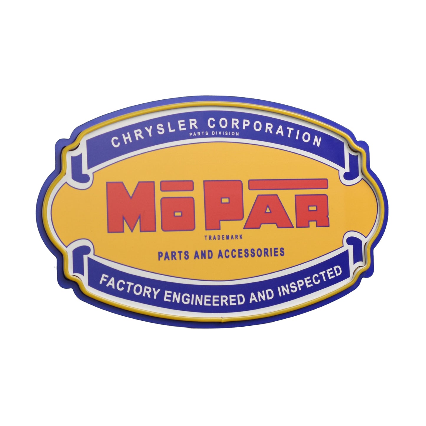 Mopar Parts LED Sign for Garage & Man Cave Decor