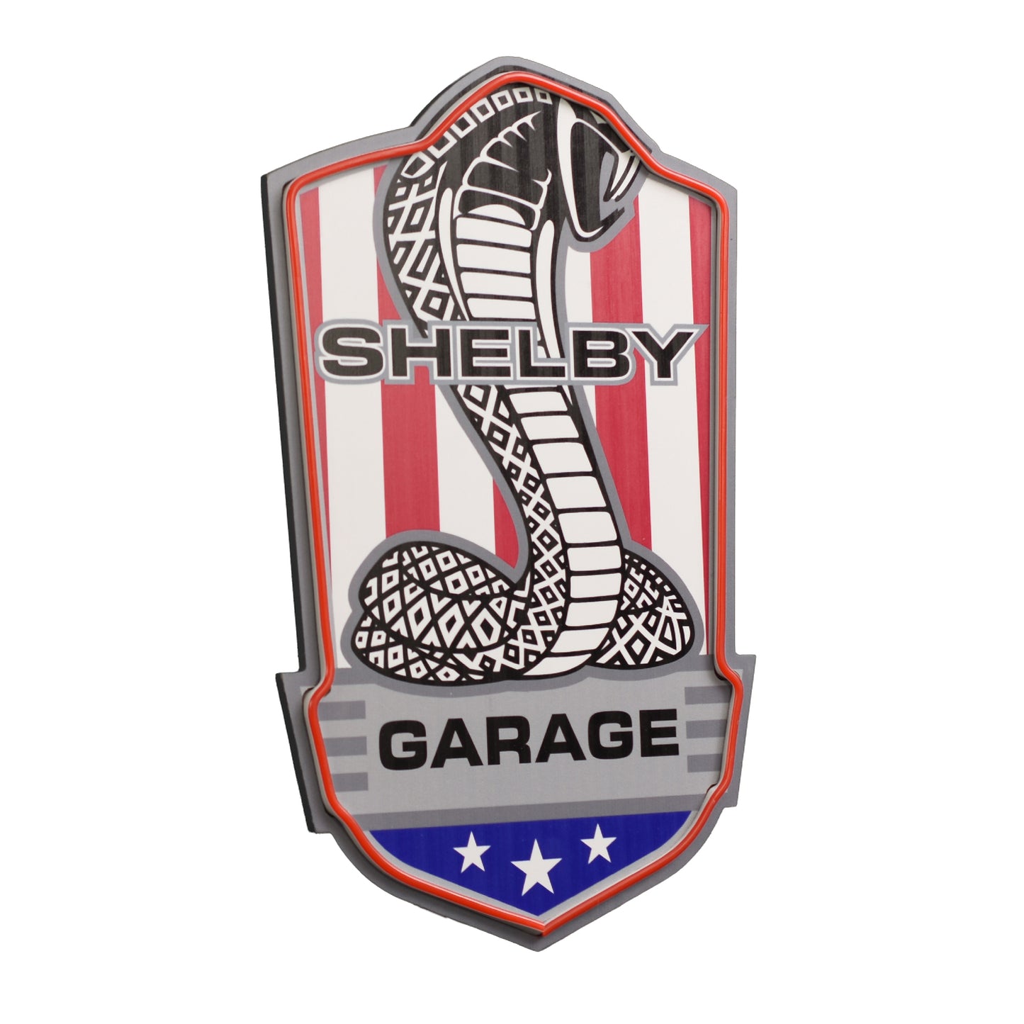 Shelby Garage LED Wall Sign for Man Cave & Garage