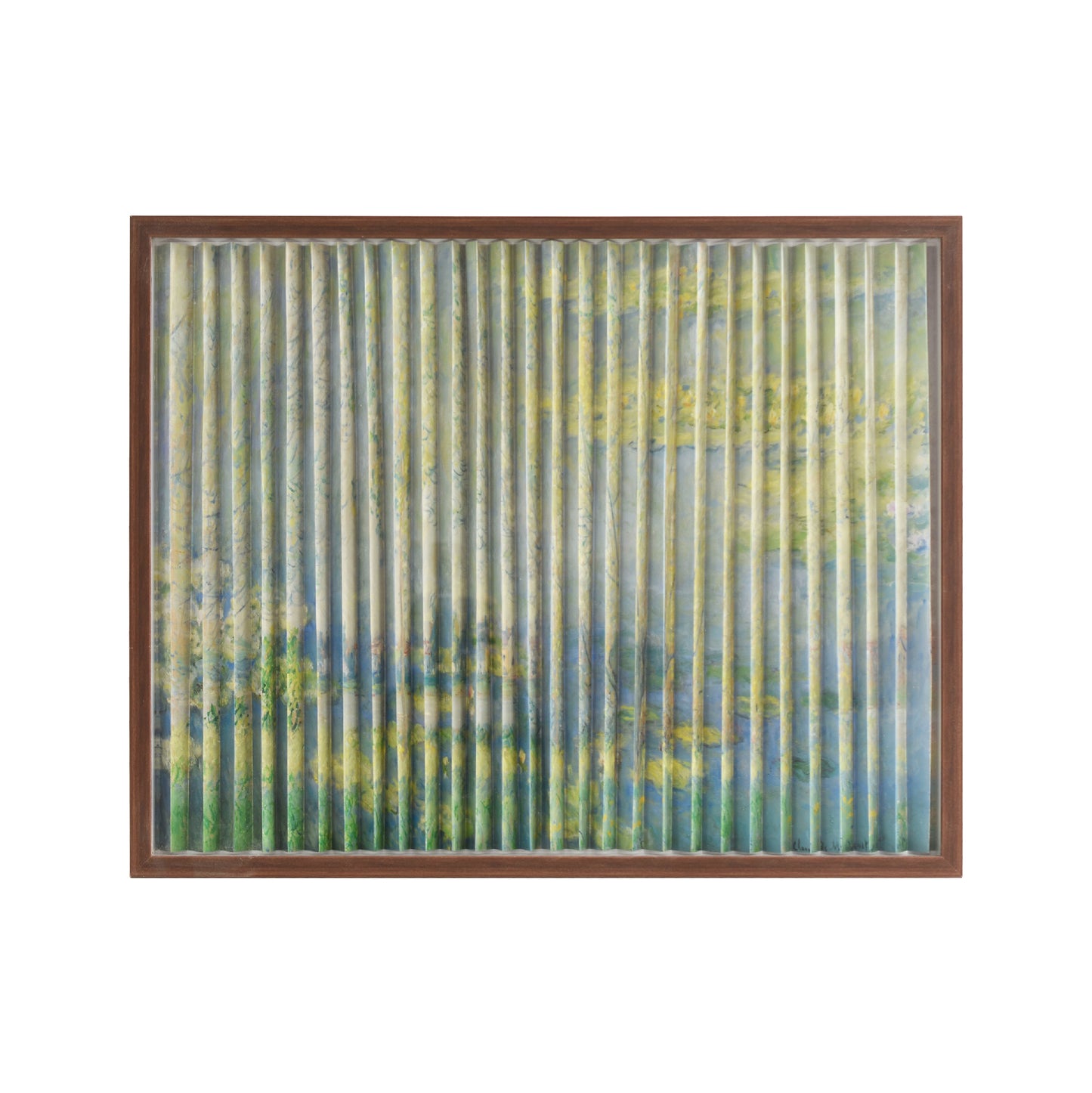 Framed Wall Art Double-Sided Van Gogh Monet Decor