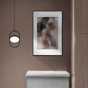 Echoes of Painted Canyons Framed Abstract Watercolor