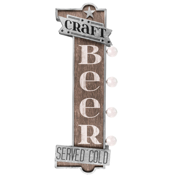 Craft Beer Vintage LED Marquee Sign Wall Decor