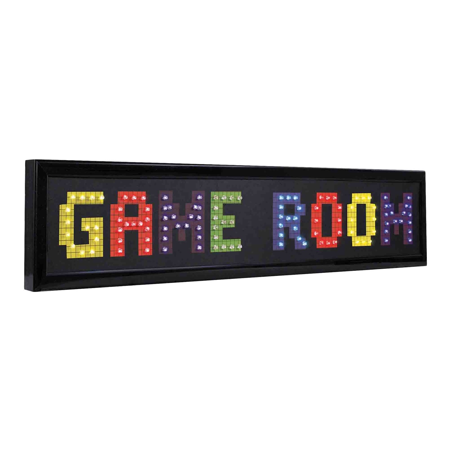 Crystal Art - Game Room Framed LED Sign