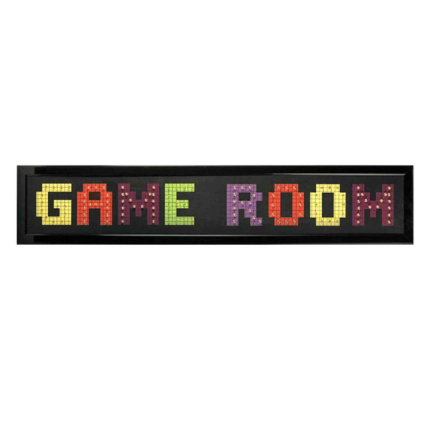 Game Room Framed LED Sign
