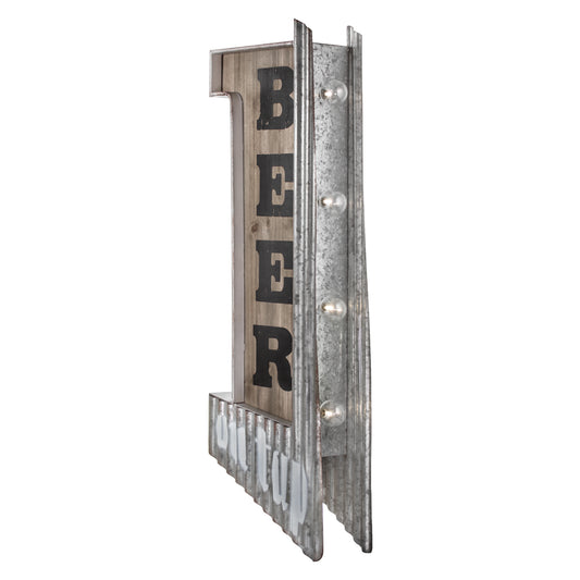 Beer on Tap Vintage LED Marquee Sign Wall Decor