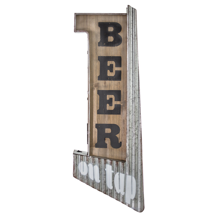 Beer on Tap Vintage LED Marquee Sign Wall Decor