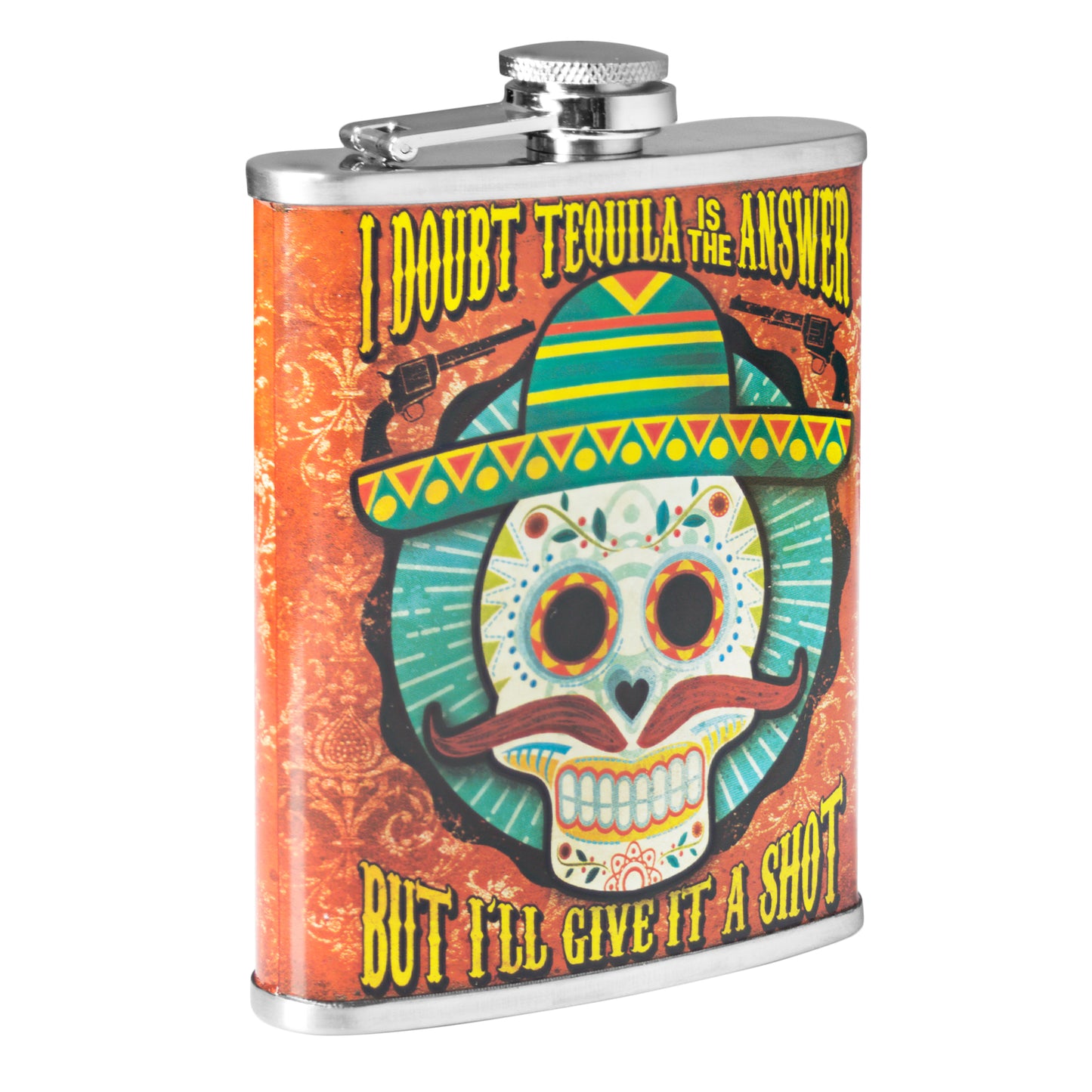 Doubt Tequila is the Answer Stainless Steel 8 oz Liquor Flask