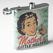 Mother’s Little Helper Stainless Steel 8 oz Liquor Flask