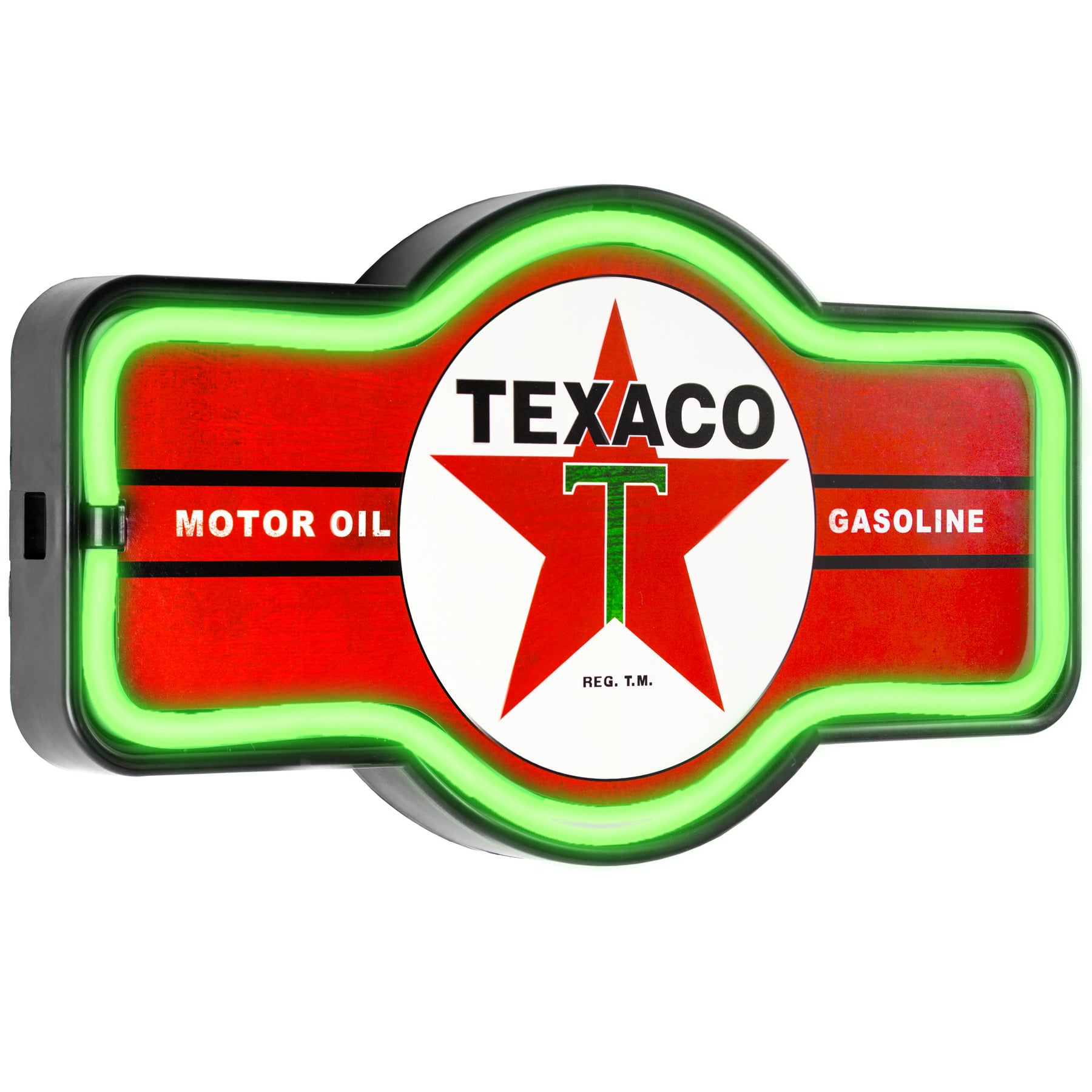 Officially Licensed Vintage Texaco LED Neon Light Up Sign (9.5” x