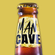 Man Cave Wall Mounted Bottle Opener & Cap Catcher