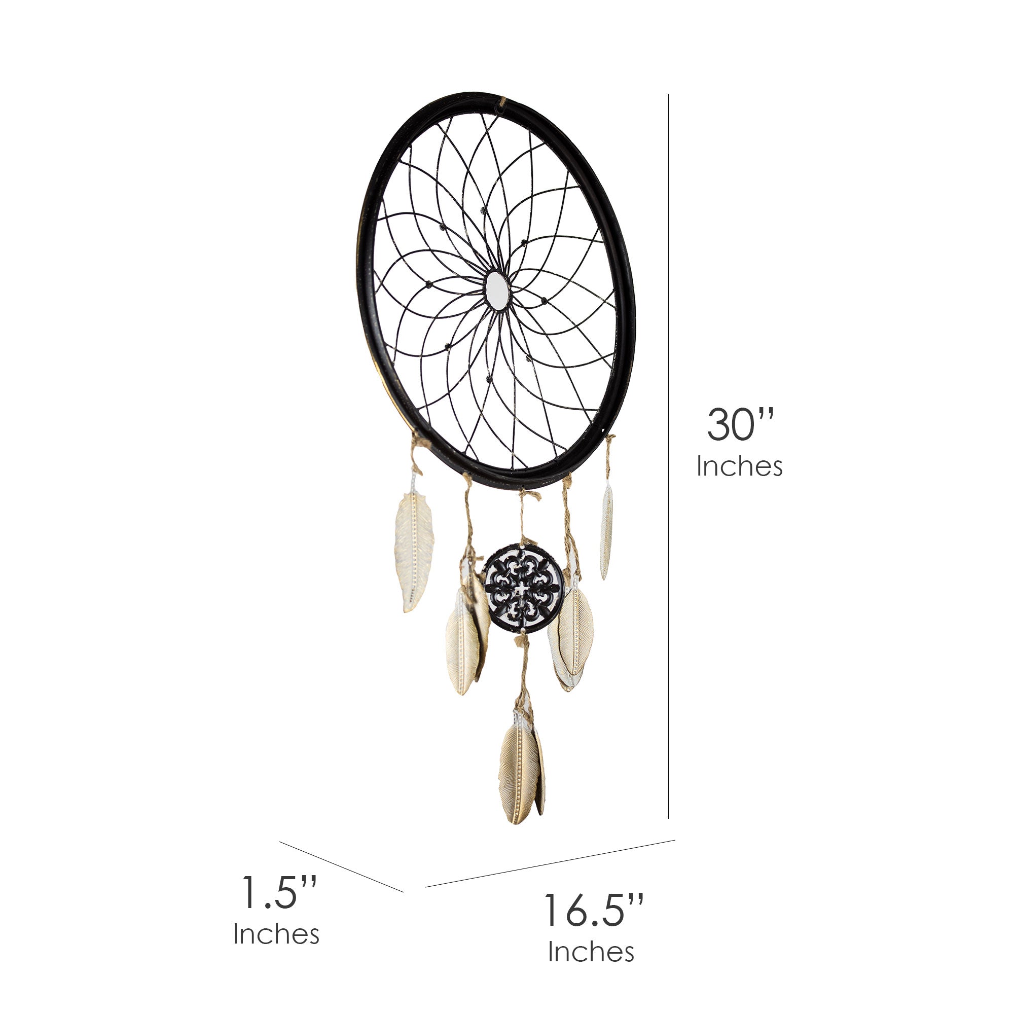 Rustic Dream Catcher Wheel – AmericanArtDecor.com