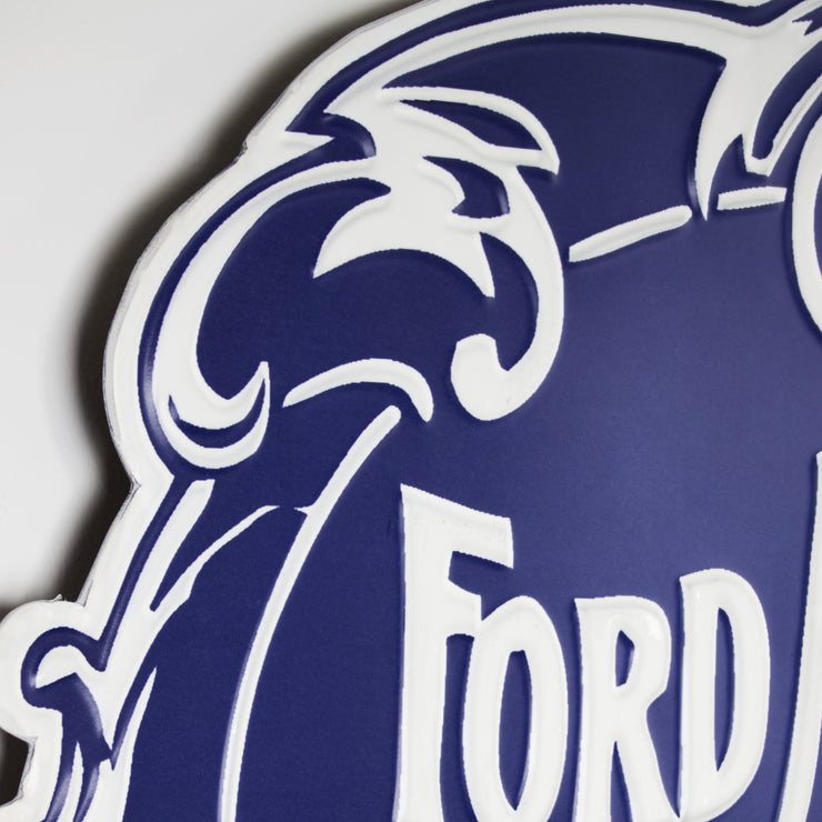 Ford Motor Co. Embossed Metal Sign